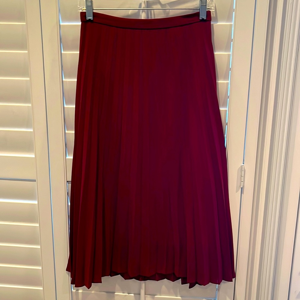 J Crew Knife Pleat Skirt